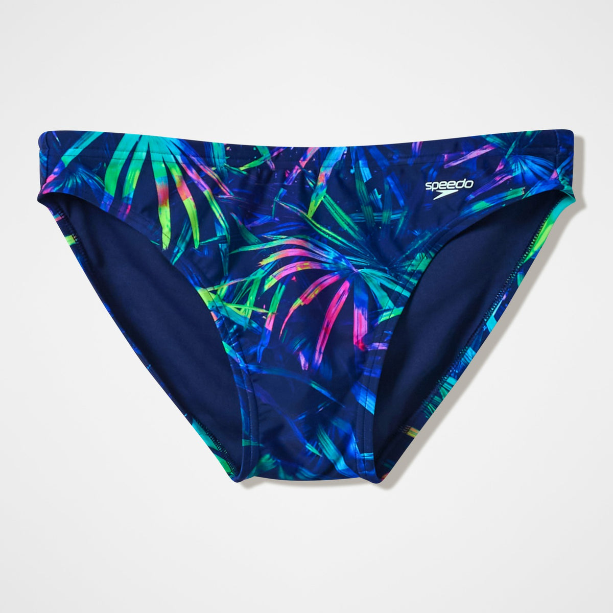 The Speedo Printed Briefs Navy | Speedo