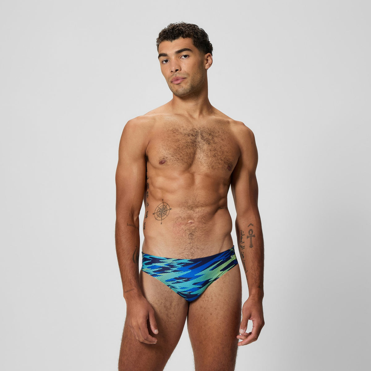 Hyperboom Printed Brief Navy | Speedo