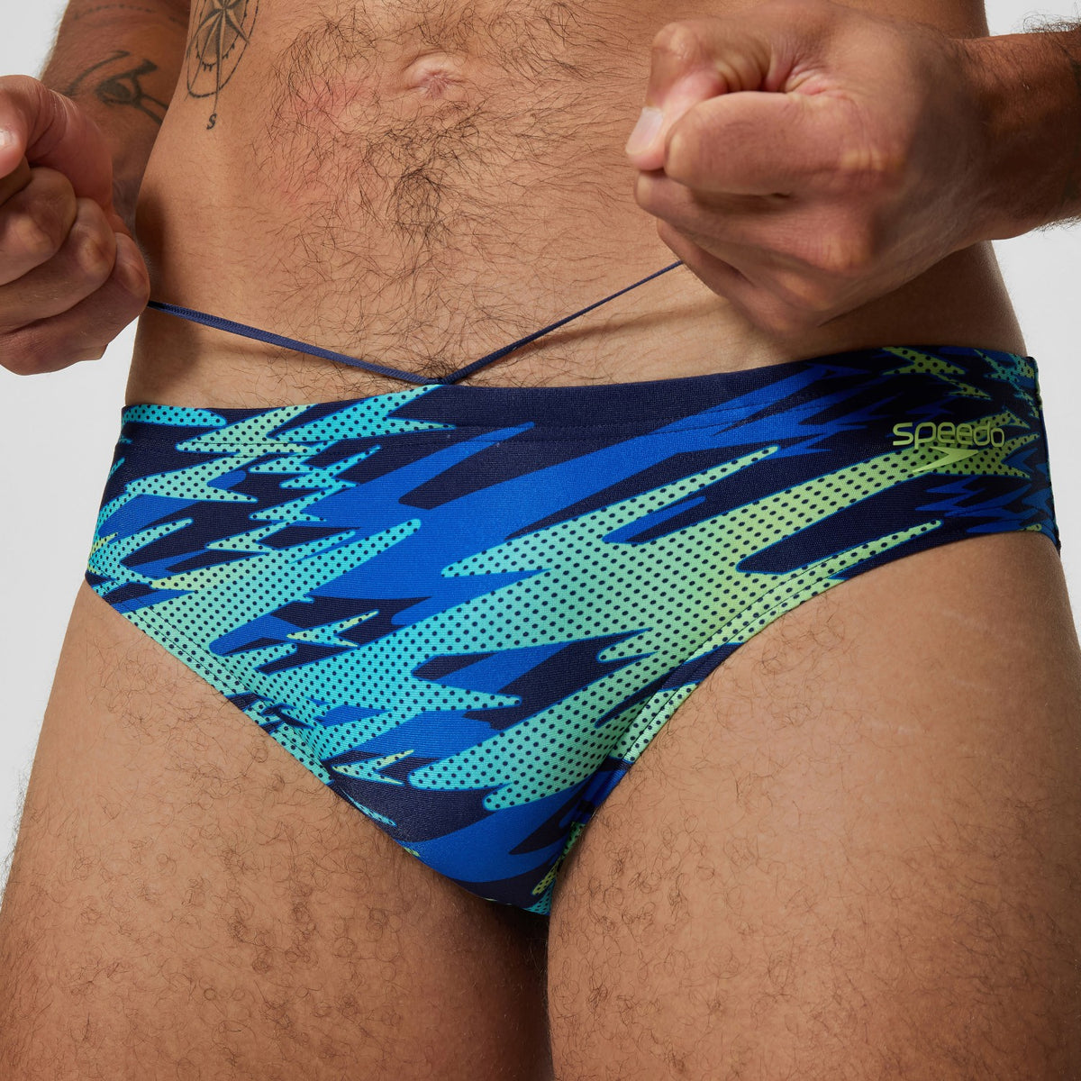 Hyperboom Printed Brief Navy | Speedo