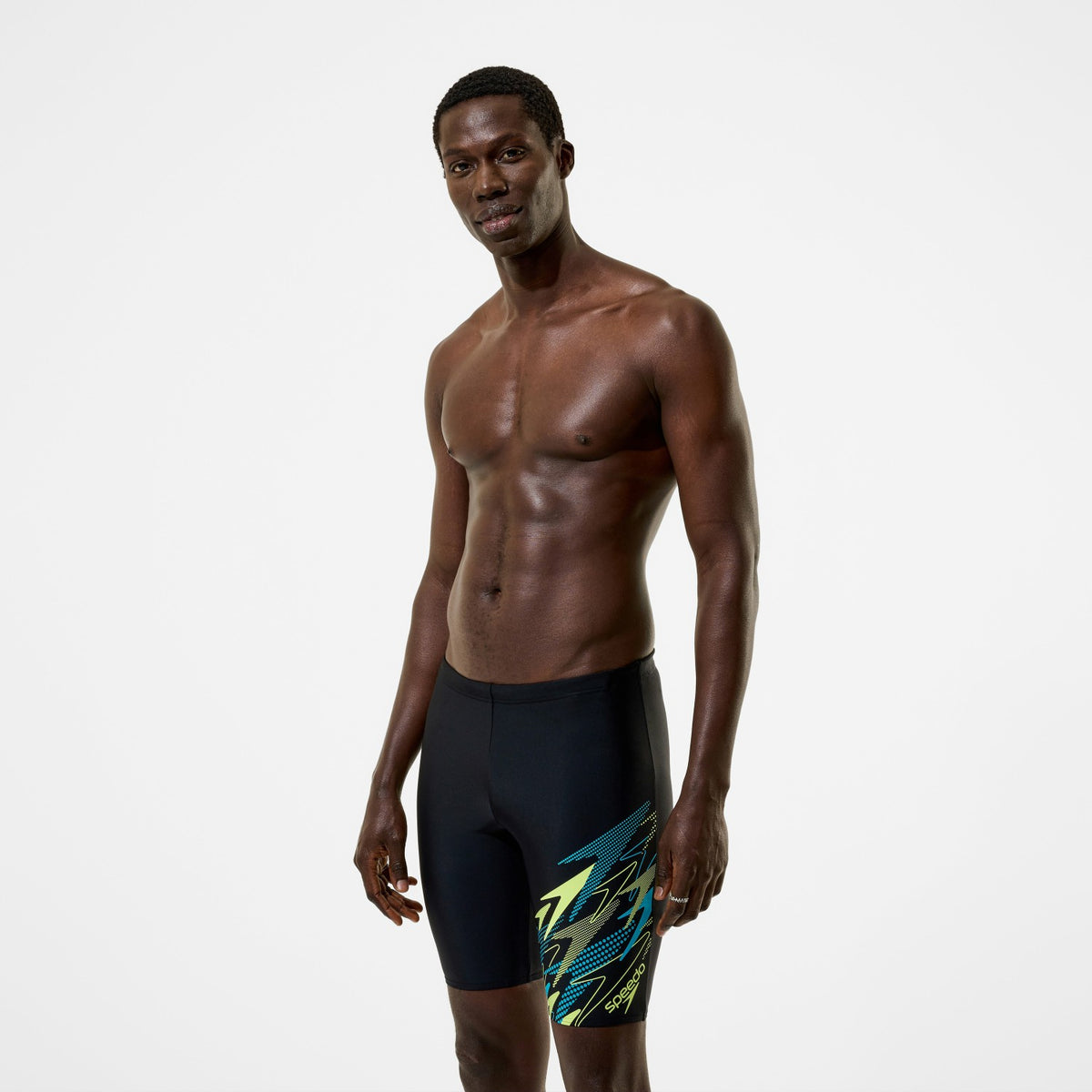 Medley Logo Jammer Black/Green | Speedo