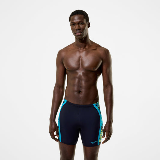 Hyperboom Splice Mid Jammer Navy/Green | Speedo