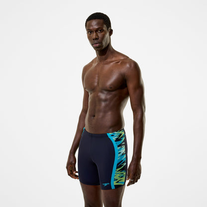 Hyperboom Splice Mid Jammer Navy/Green | Speedo