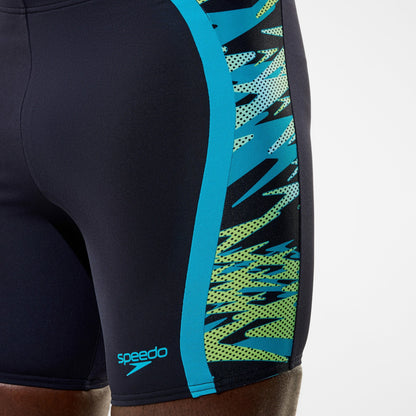 Hyperboom Splice Mid Jammer Navy/Green | Speedo