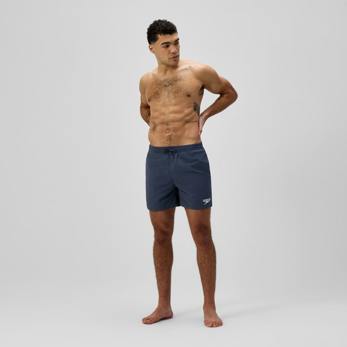 Essential Solid Swim Shorts Grey | Speedo