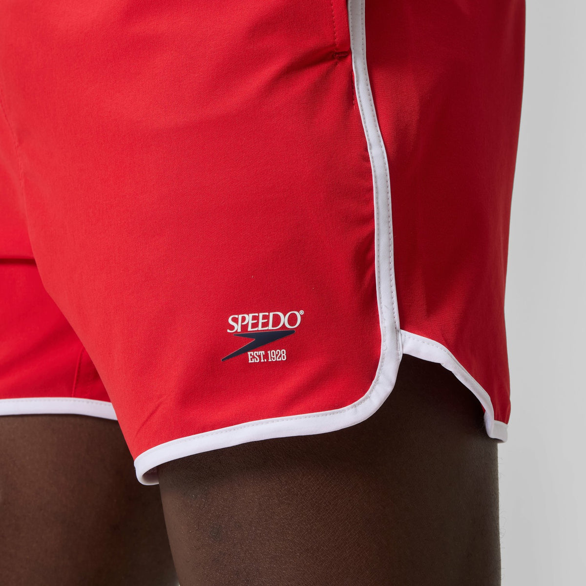 Jetstream Logo Swim Shorts Red/White | Speedo