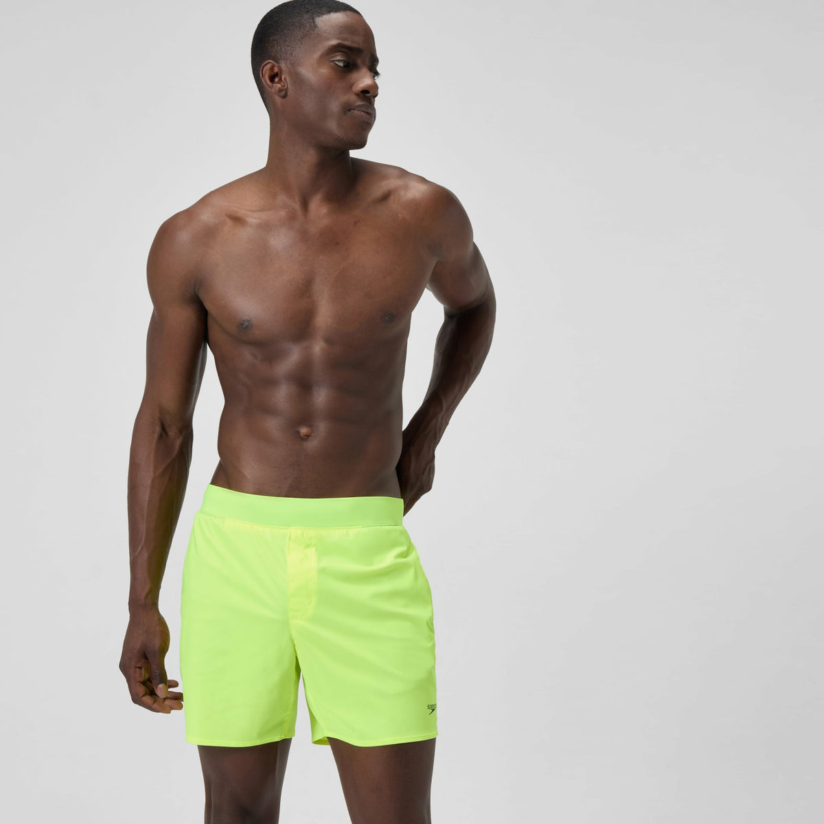 Lookout Solid Swim Shorts Yellow | Speedo