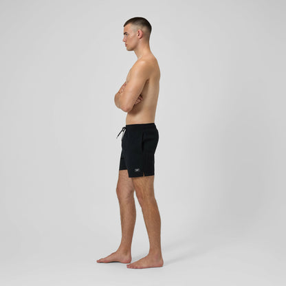 Classic Solid Redondo Edge Volley Swim Shorts Black | Speedo