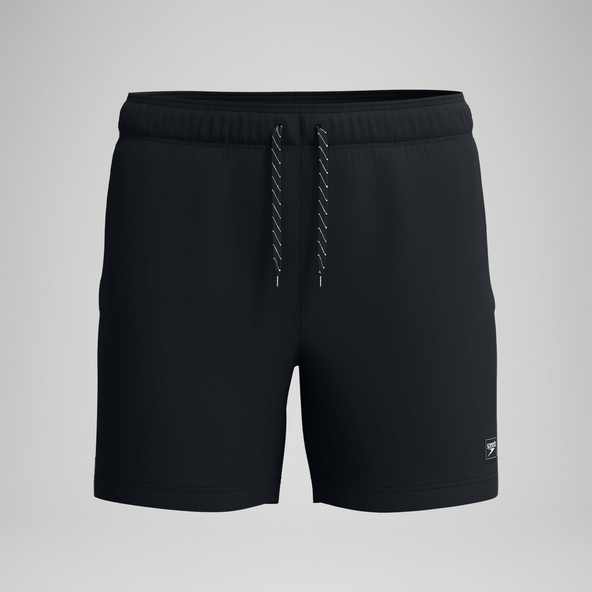 Classic Solid Redondo Edge Volley Swim Shorts Black | Speedo