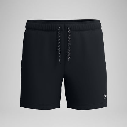 Classic Solid Redondo Edge Volley Swim Shorts Black | Speedo