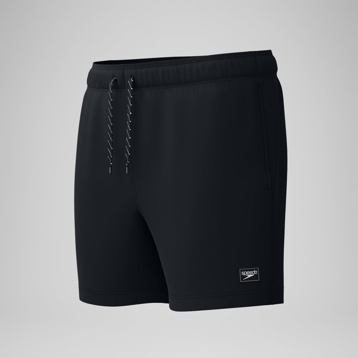 Classic Solid Redondo Edge Volley Swim Shorts Black | Speedo