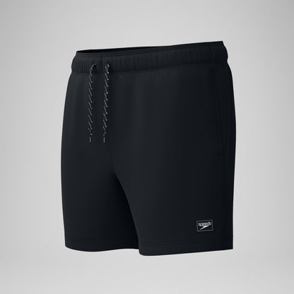 Classic Solid Redondo Edge Volley Swim Shorts Black | Speedo
