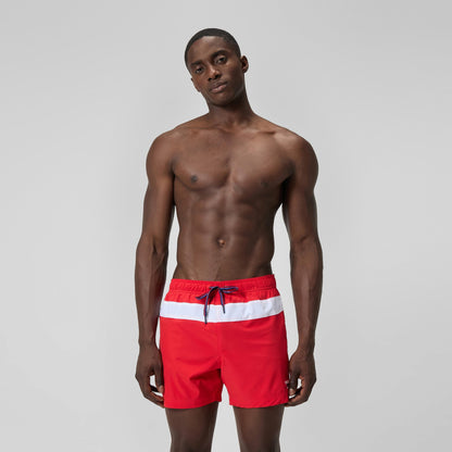 Jetstream Striped Colourblock Swim Shorts Red/White | Speedo