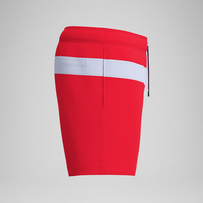 Jetstream Striped Colourblock Swim Shorts Red/White | Speedo