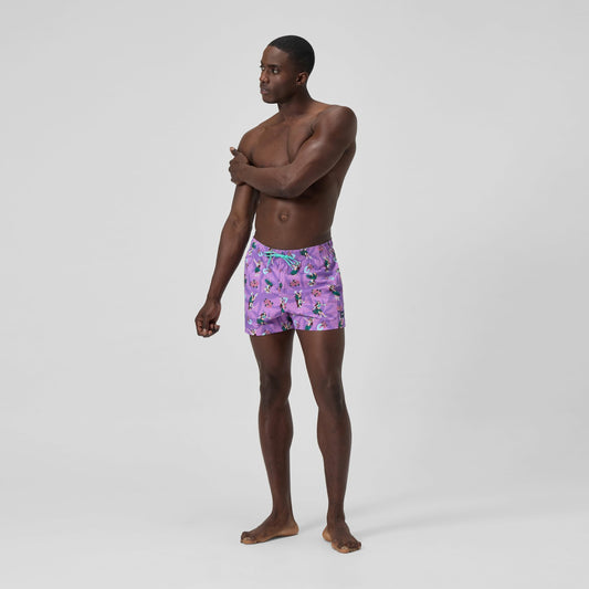 Printed Redondo Edge Swim Shorts Pink | Speedo