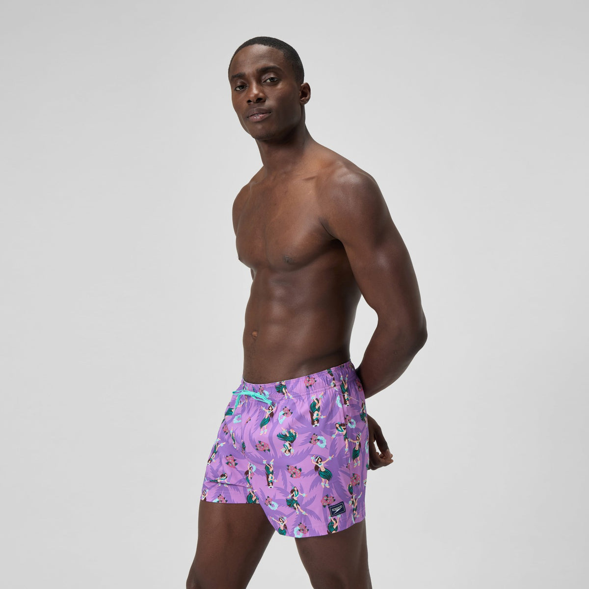 Printed Redondo Edge Swim Shorts Pink | Speedo