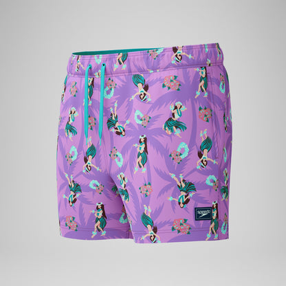 Printed Redondo Edge Swim Shorts Pink | Speedo