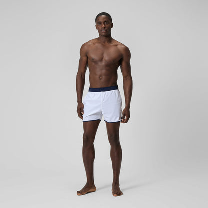 Jetstream Logo Swim Shorts White/Navy | Speedo