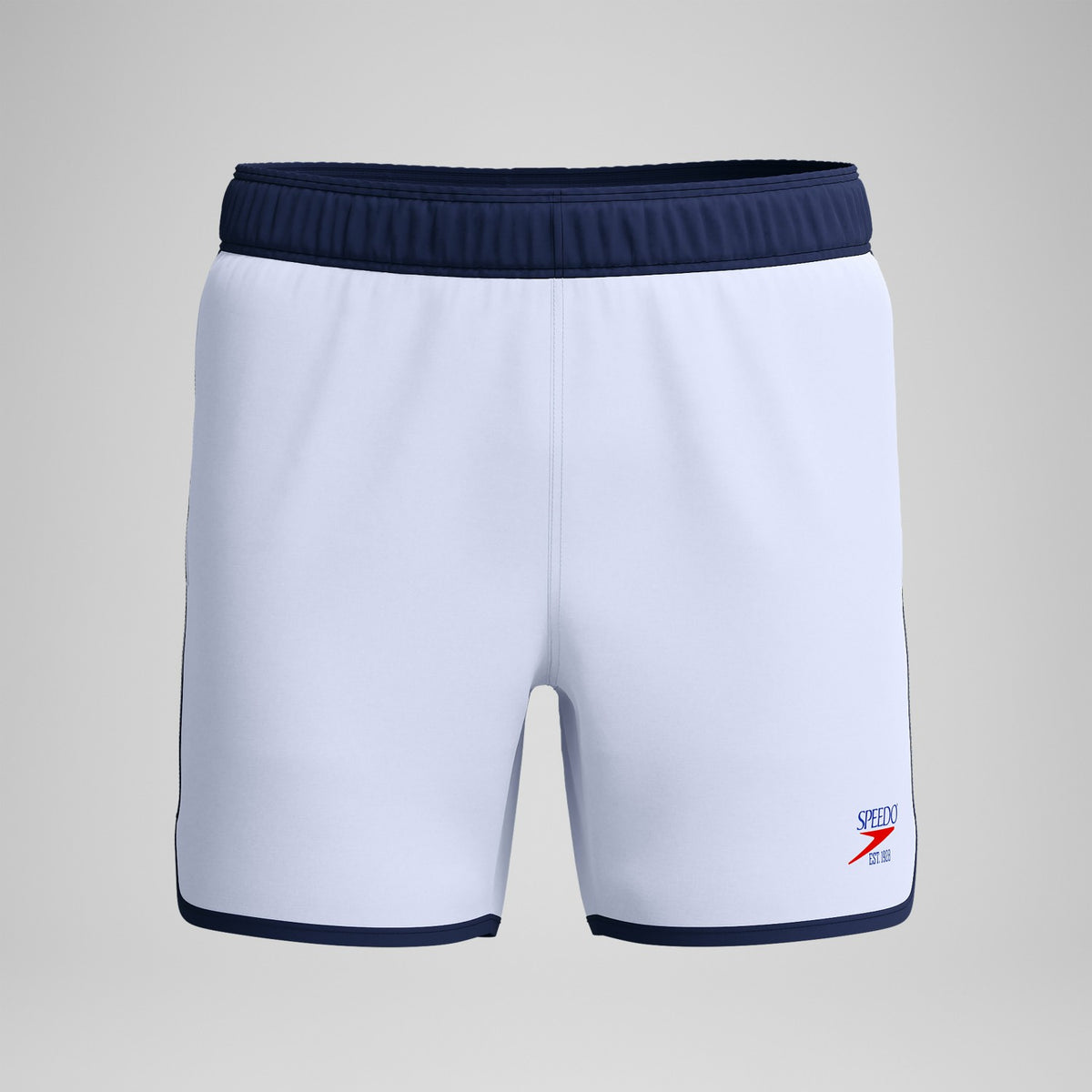 Jetstream Logo Swim Shorts White/Navy | Speedo