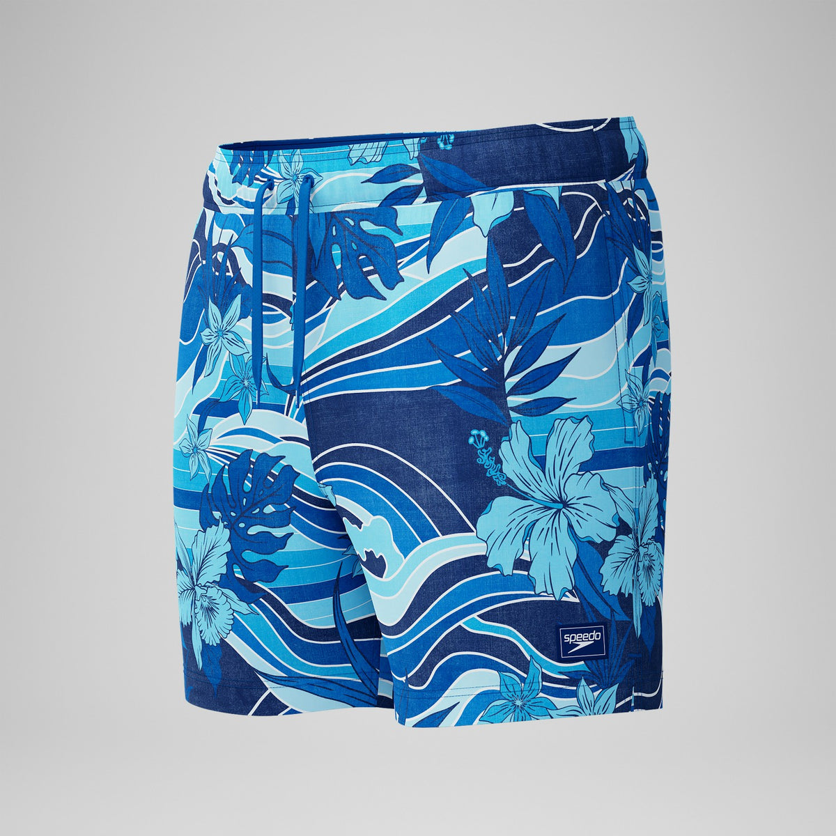 Print Rondo Edge Volley Swim Shorts Navy | Speedo