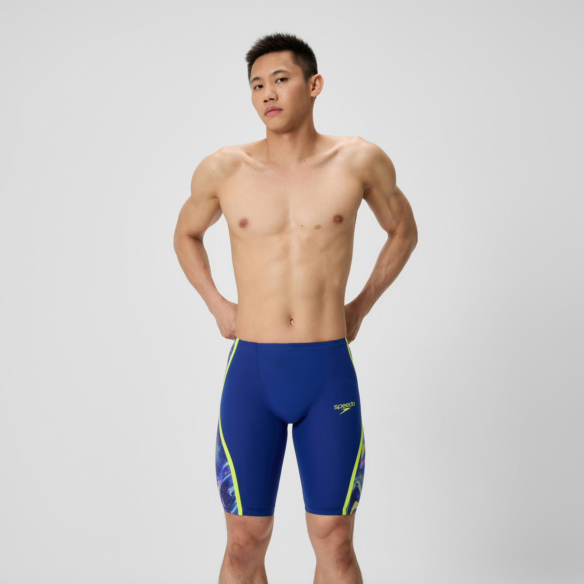 Fastskin LZR Pure Intent 2.0 High Waisted Jammer Navy/Blue/Yello | Speedo
