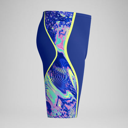 Fastskin LZR Pure Intent 2.0 High Waisted Jammer Navy/Blue/Yello | Speedo