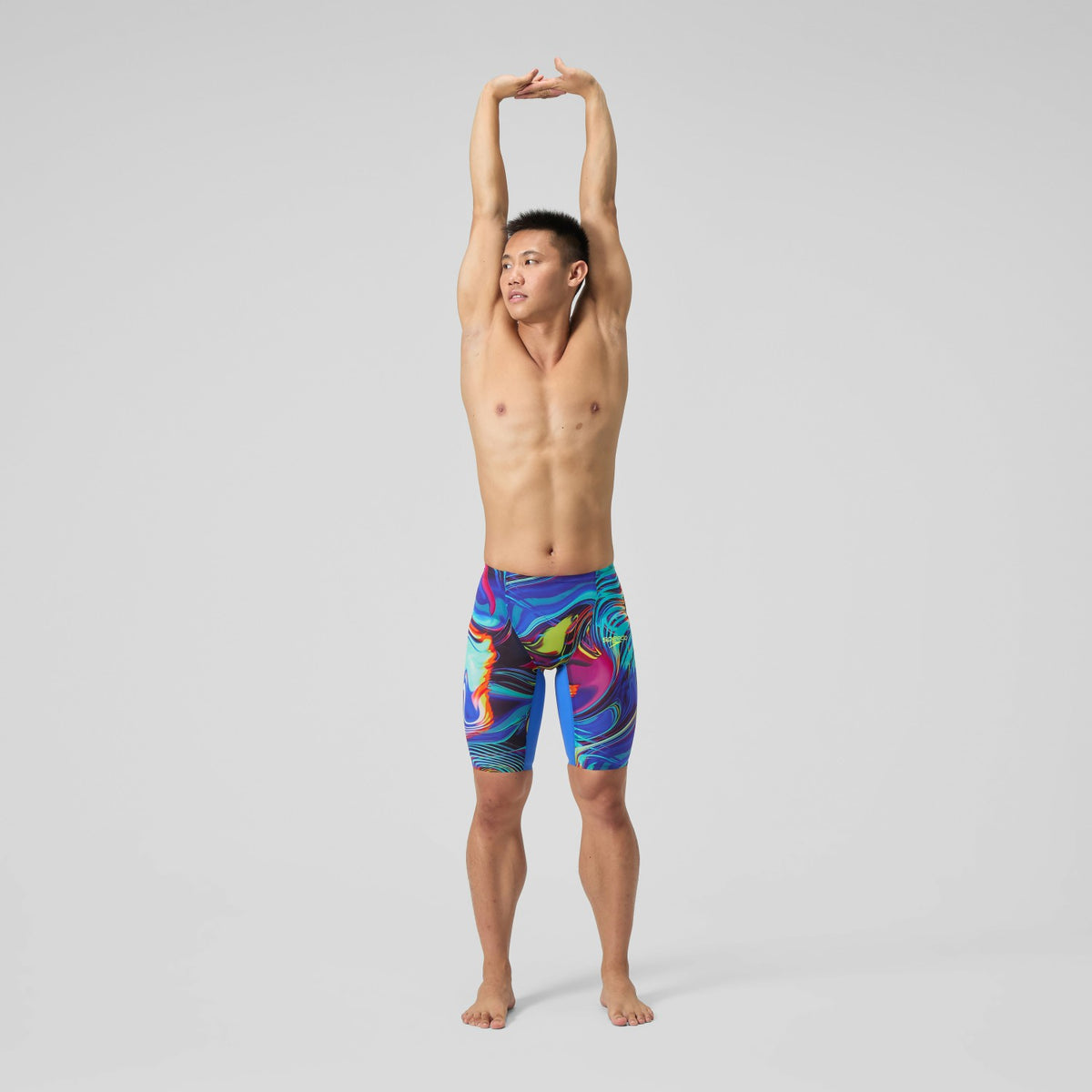 Fastskin LZR Pure Valor 2.0 High Waist Jammer Blue/Pink | Speedo