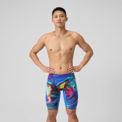 Fastskin LZR Pure Valor 2.0 High Waist Jammer Blue/Pink | Speedo