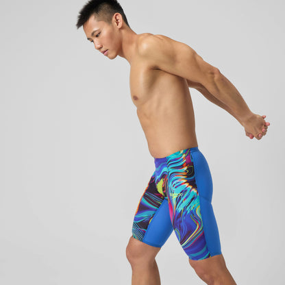 Fastskin LZR Pure Valor 2.0 High Waist Jammer Blue/Pink | Speedo
