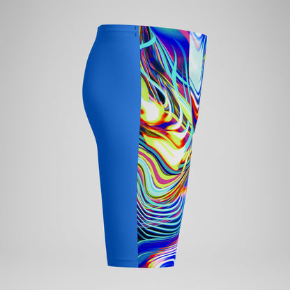 Fastskin LZR Pure Valor 2.0 High Waist Jammer Blue/Pink | Speedo