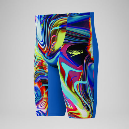 Fastskin LZR Pure Valor 2.0 High Waist Jammer Blue/Pink | Speedo