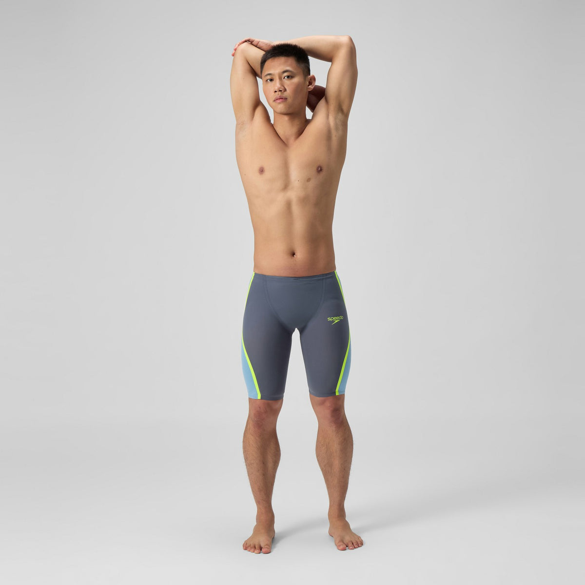 Fastskin LZR Pure Intent 2.0 High Waist Jammer Grey/Blue | Speedo