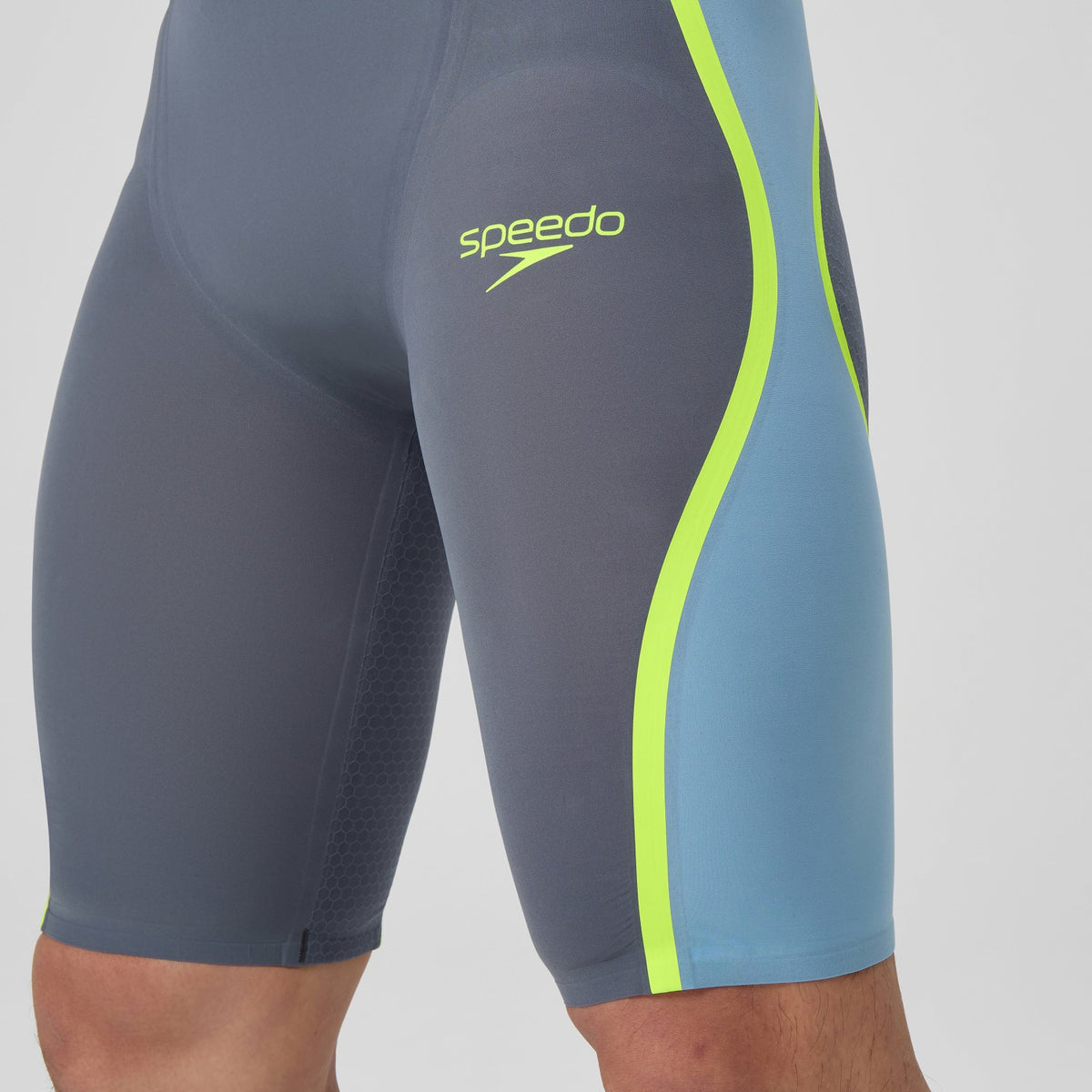 Fastskin LZR Pure Intent 2.0 High Waist Jammer Grey/Blue | Speedo