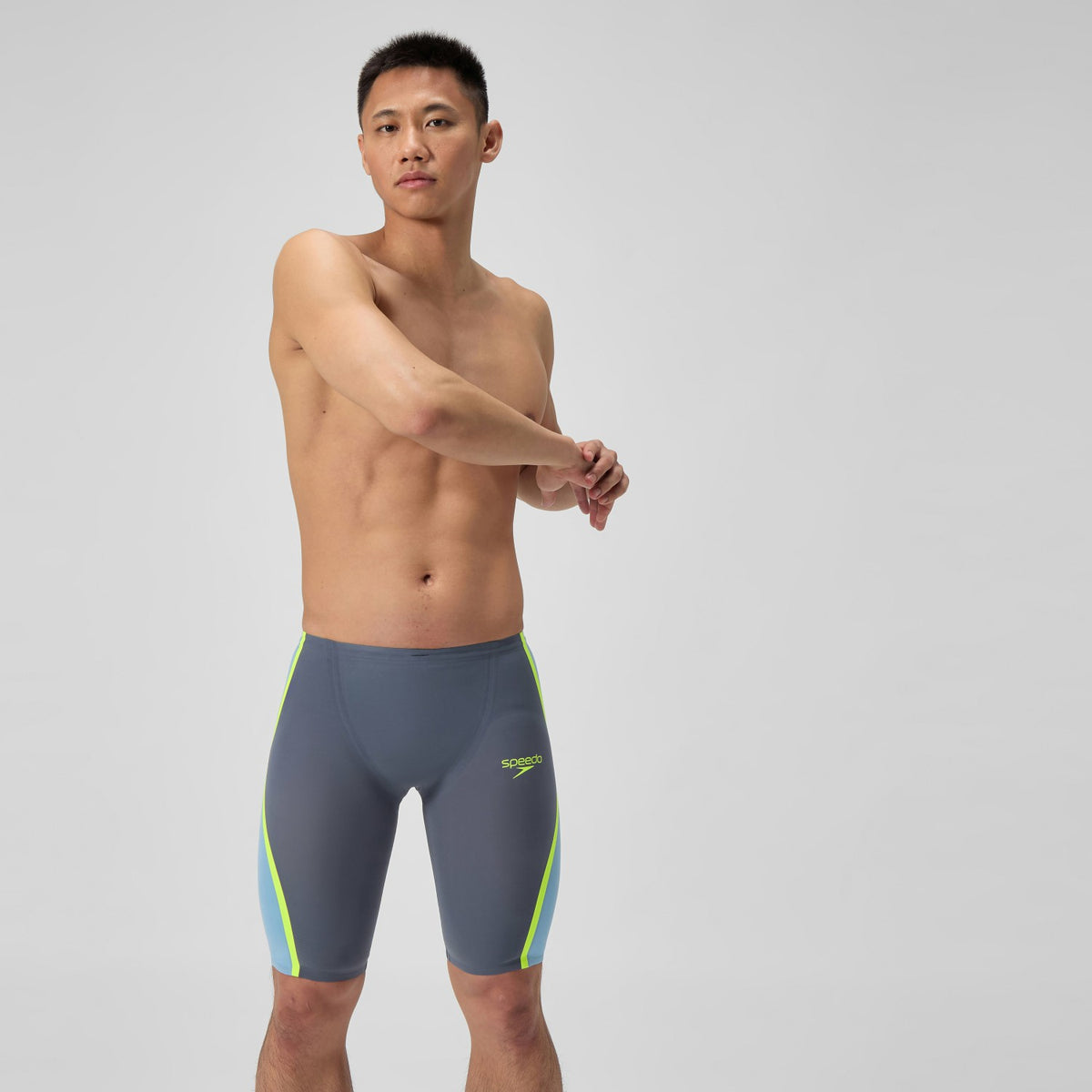 Fastskin LZR Pure Intent 2.0 High Waist Jammer Grey/Blue | Speedo