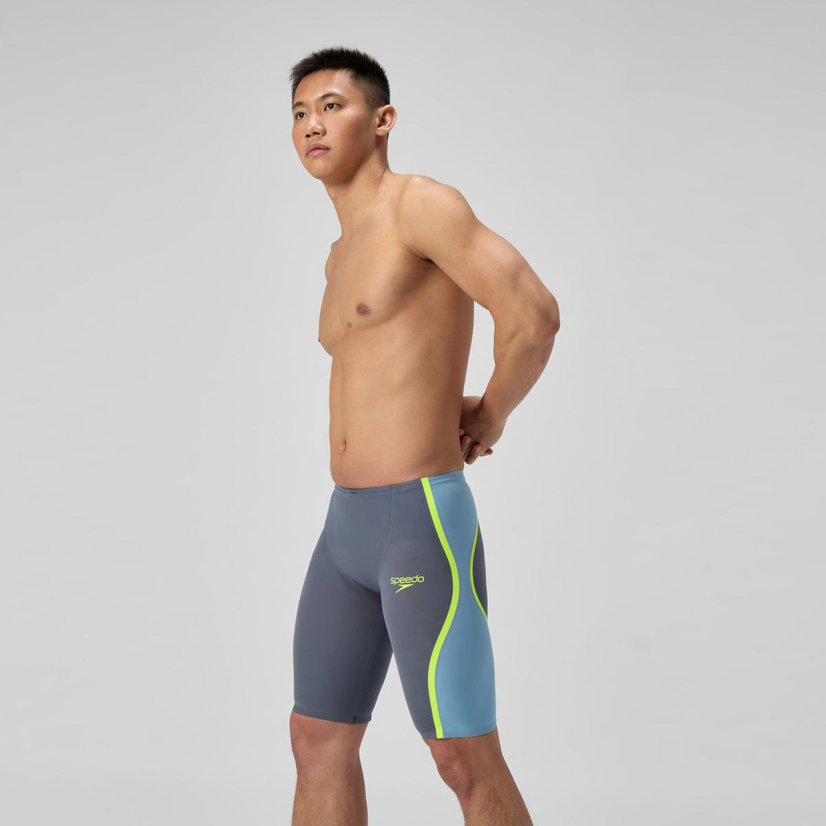 Fastskin LZR Pure Intent 2.0 High Waist Jammer Grey/Blue | Speedo