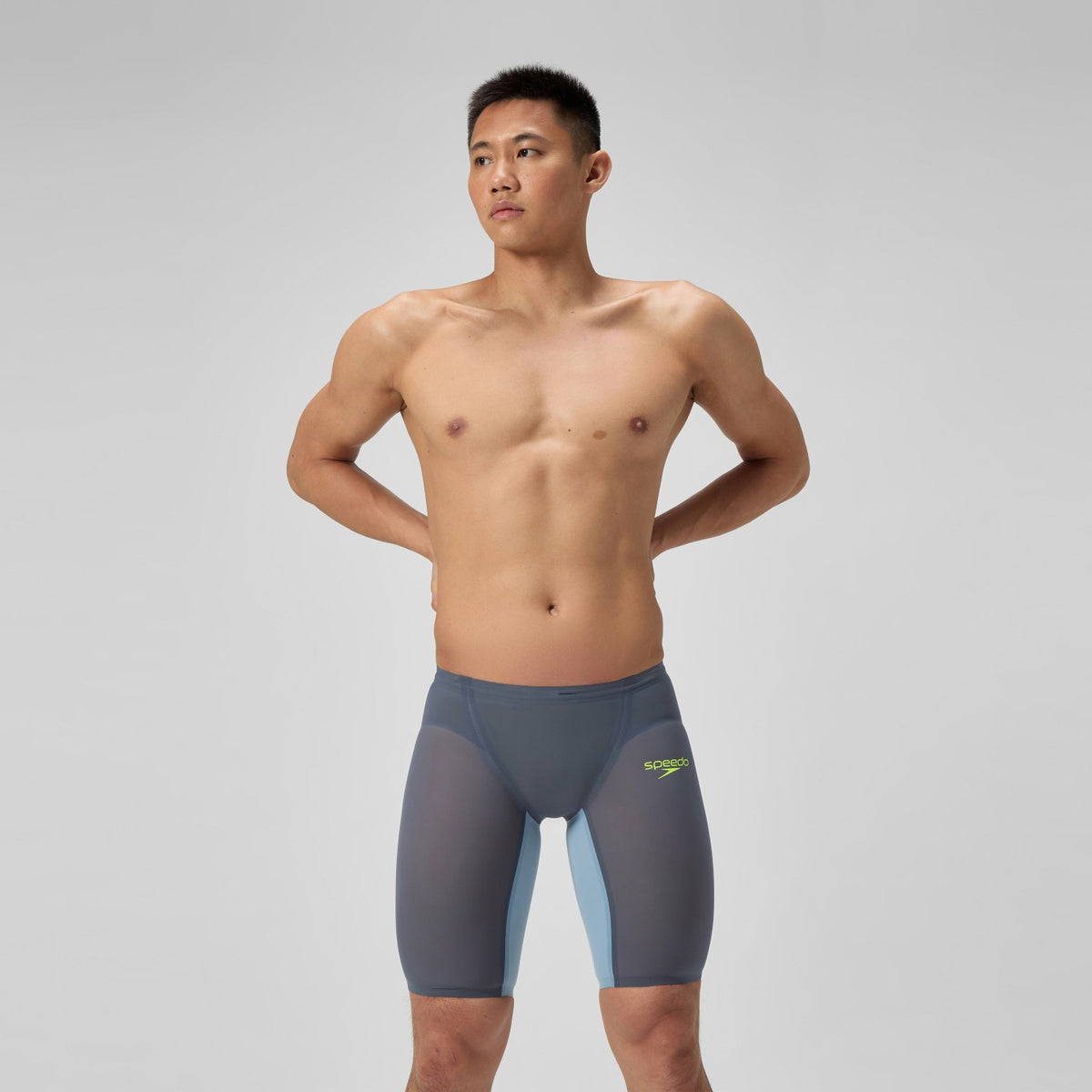 Fastskin LZR Pure Valor 2.0 Jammer Grey/Blue | Speedo