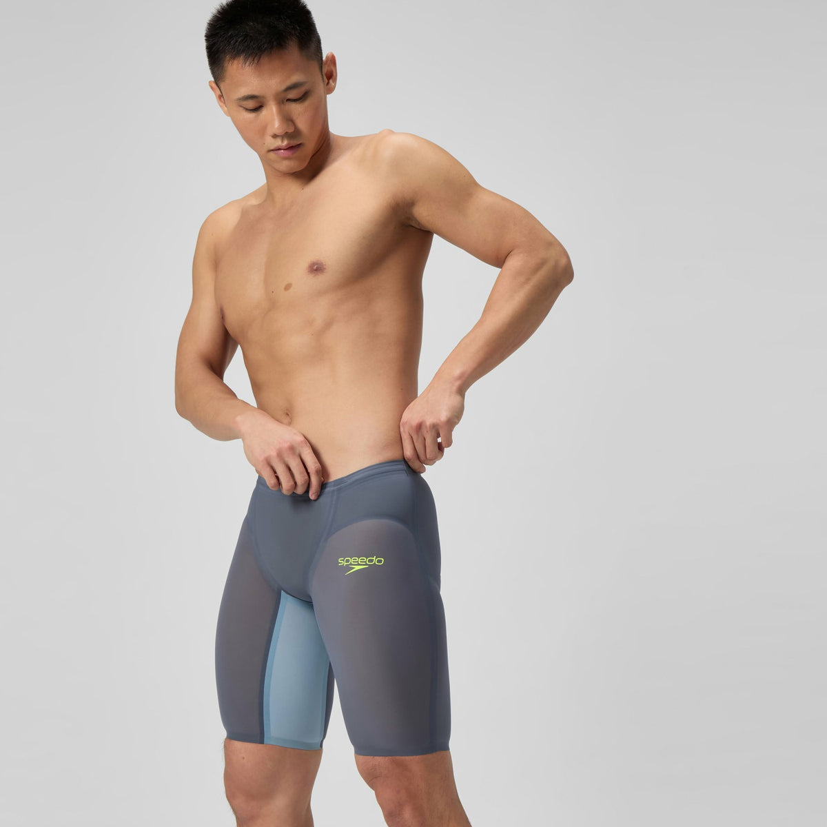 Fastskin LZR Pure Valor 2.0 Jammer Grey/Blue | Speedo
