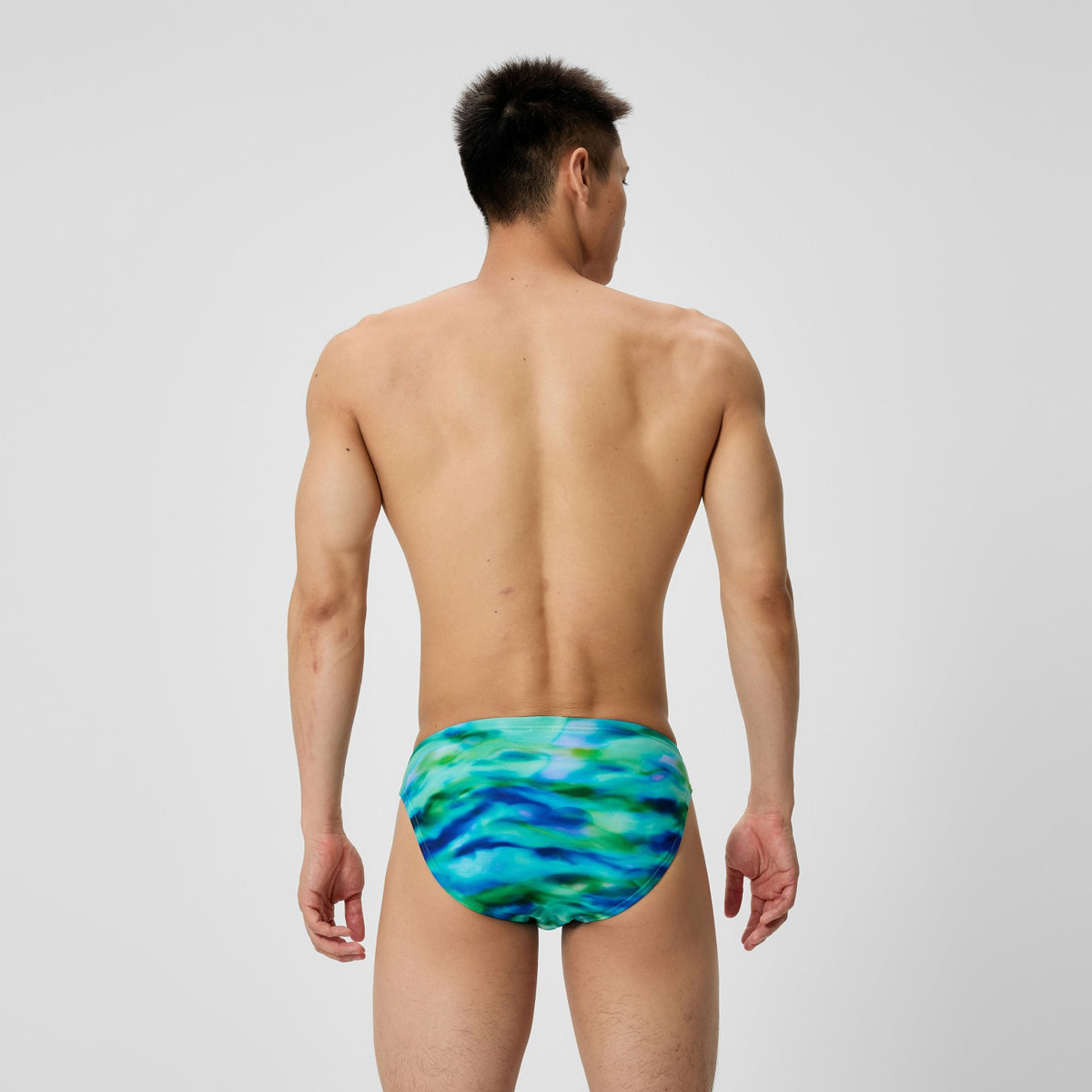 Club Training Printed Brief Green/Blue | Speedo