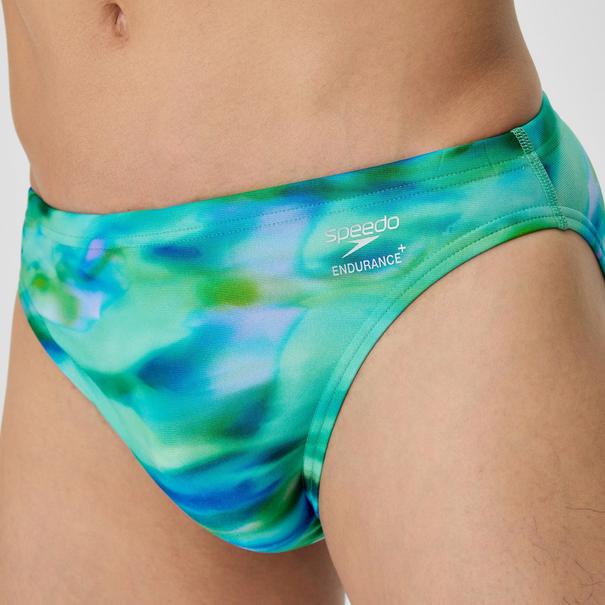 Club Training Printed Brief Green/Blue | Speedo