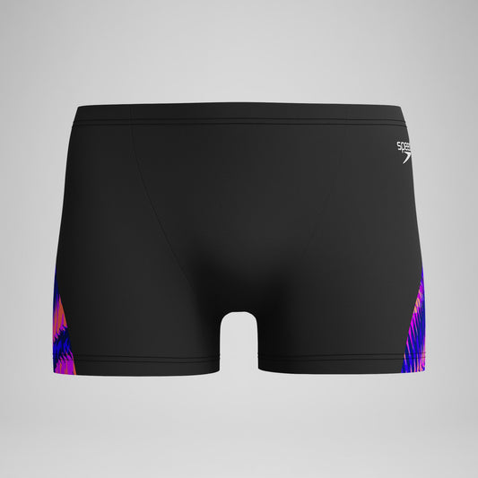 Club Training Printed V-Cut Aquashorts Black/Pink | Speedo