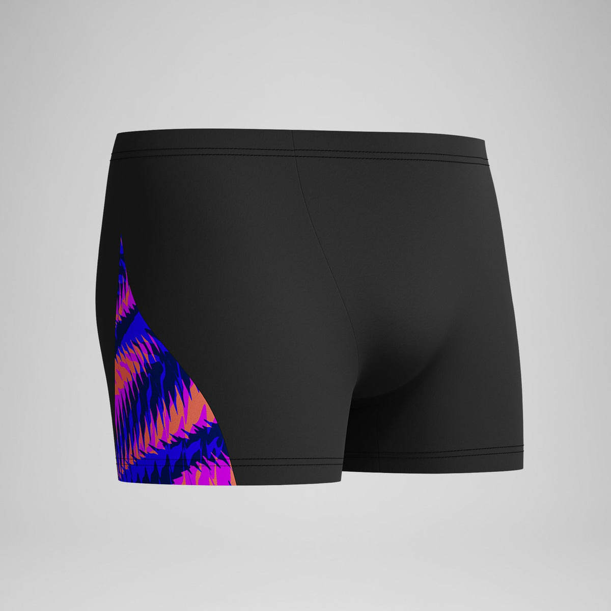 Club Training Printed V-Cut Aquashorts Black/Pink | Speedo