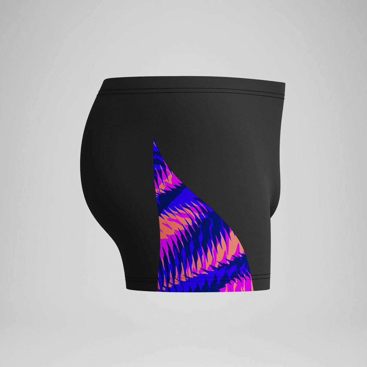 Club Training Printed V-Cut Aquashorts Black/Pink | Speedo