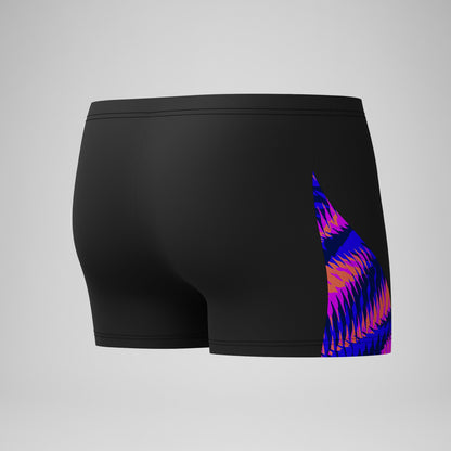 Club Training Printed V-Cut Aquashorts Black/Pink | Speedo