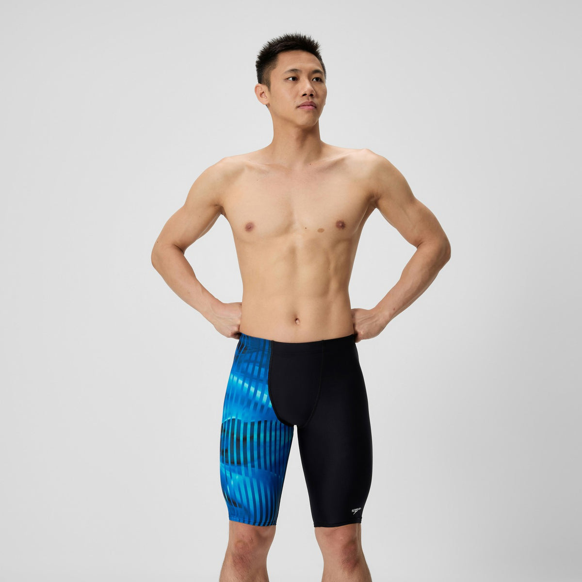 Club Training Printed Jammer Blue/Black | Speedo