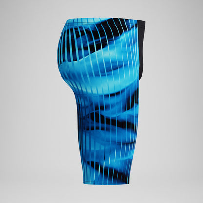 Club Training Printed Jammer Blue/Black | Speedo