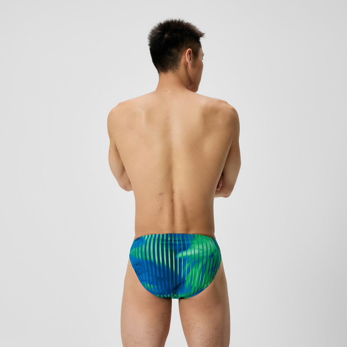 Club Training Printed Brief Blue/Green | Speedo