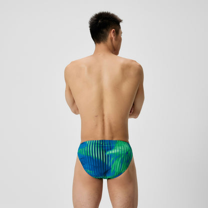 Club Training Printed Brief Blue/Green | Speedo