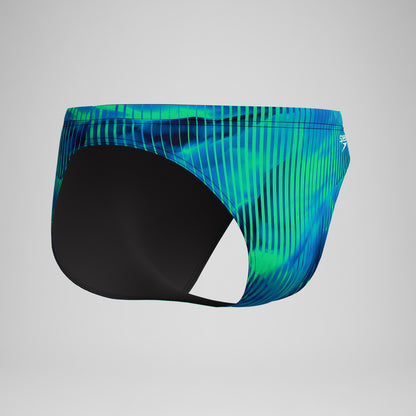 Club Training Printed Brief Blue/Green | Speedo
