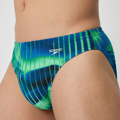 Club Training Printed Brief Blue/Green | Speedo