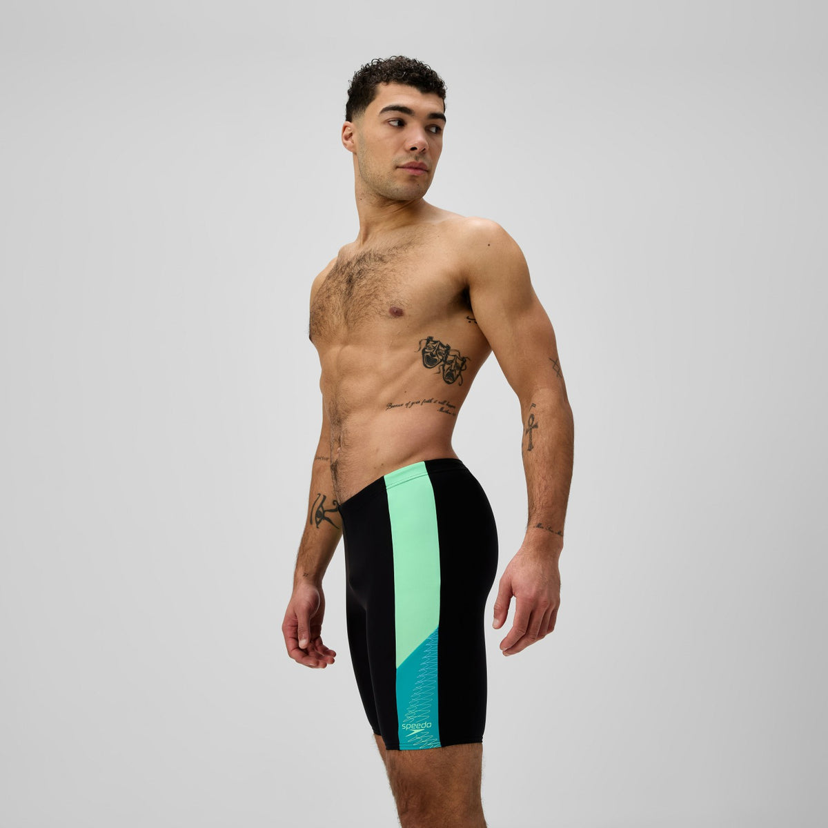 Dive Panel Jammer Black/Turquoise | Speedo