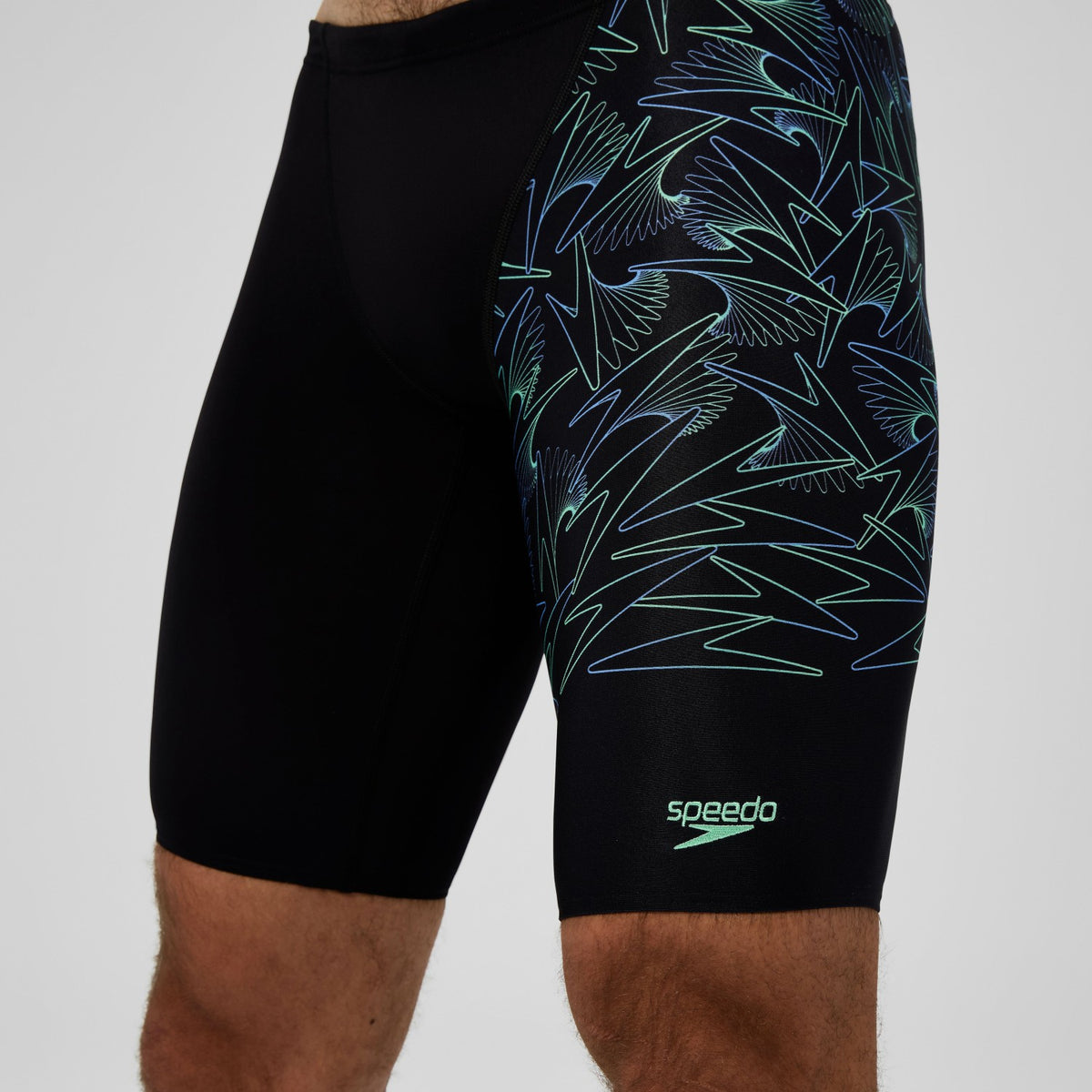 Hyperboom Splice Jammer Black/Green | Speedo